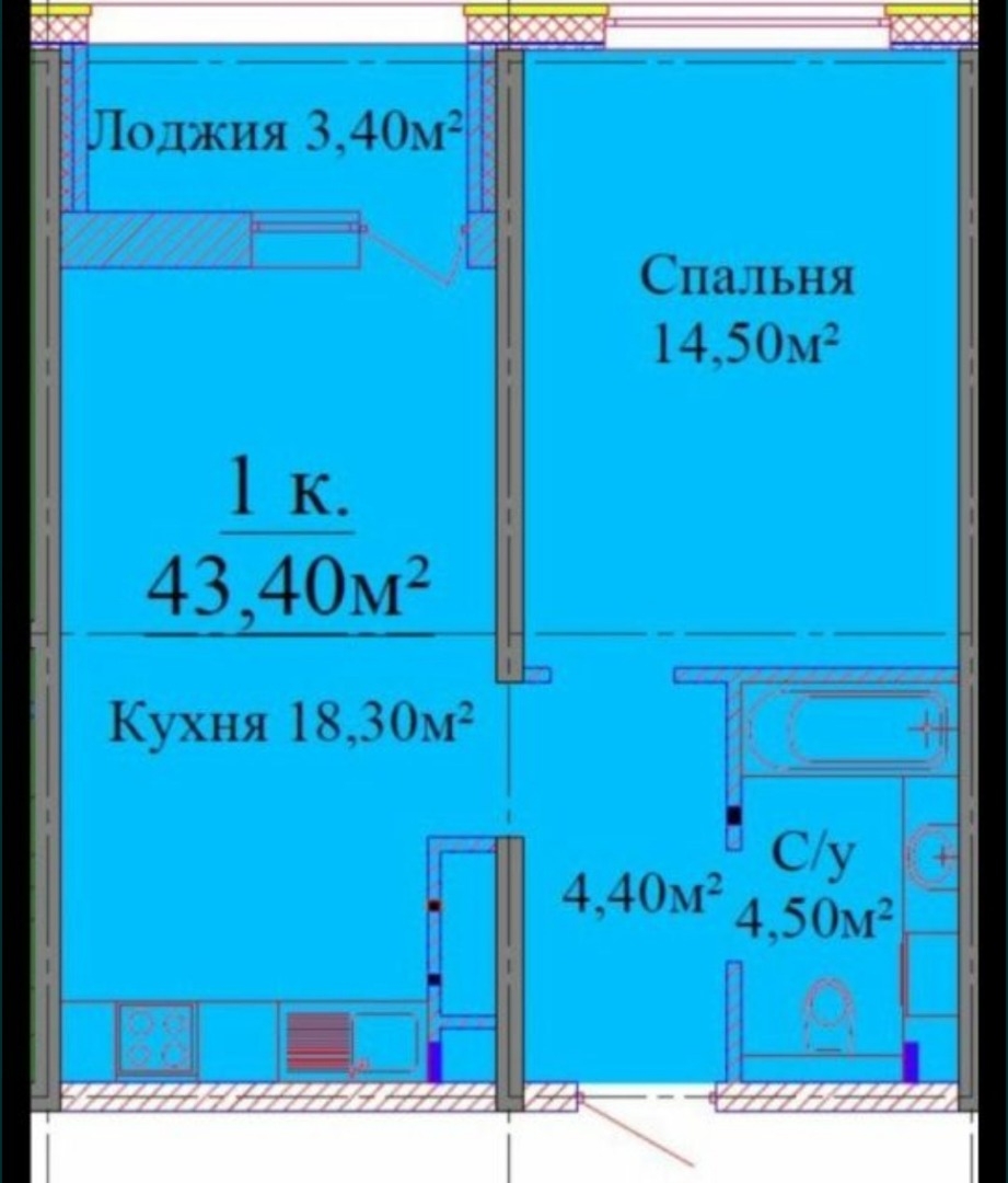 продажа двухкомнатной квартиры номер A-174159 в Киевском районе, фото номер 9